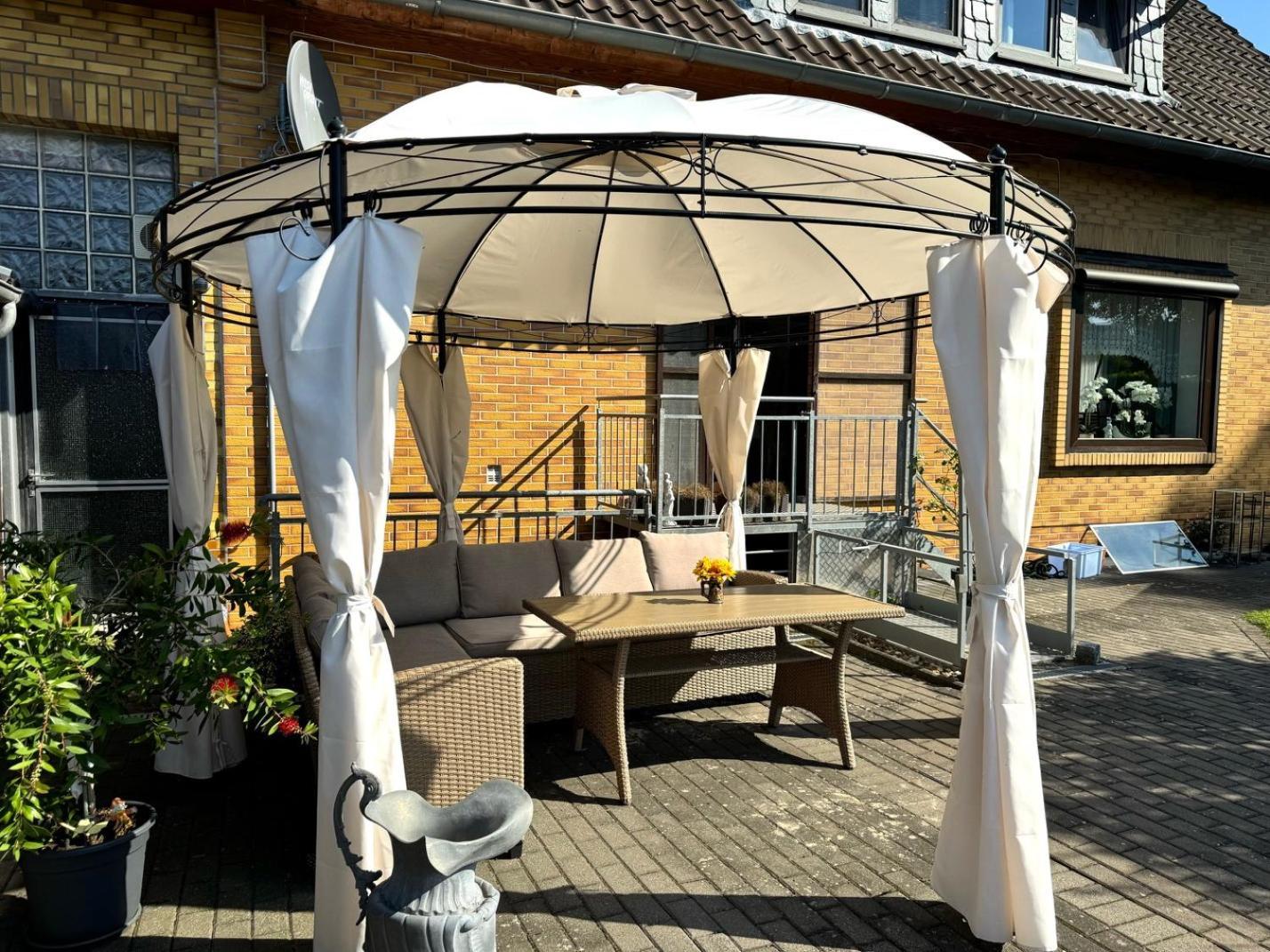 Ferien-Whg Moewe Nahe Steinhuder Meer Mit Garten Und Balkon Hagenburg Exterior photo
